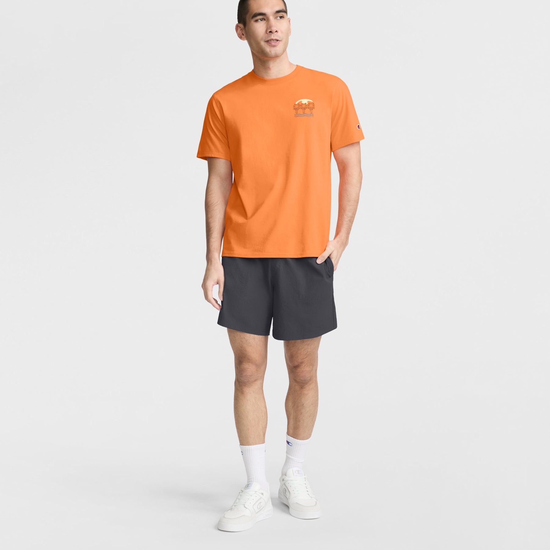 6" Classic Woven Short, Script Logo