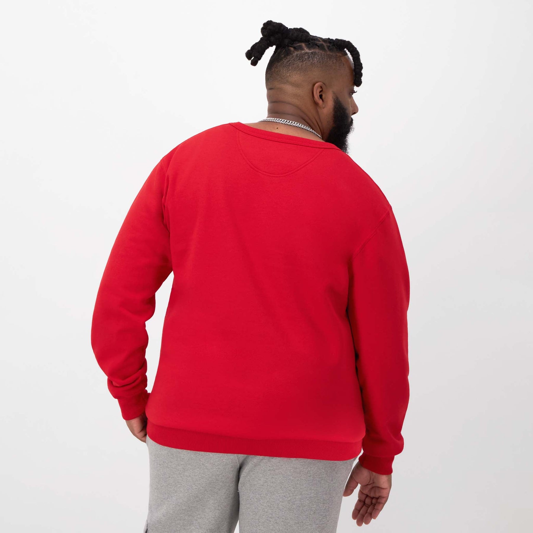 Powerblend Crewneck Sweatshirt, Script Logo - Big & Tall