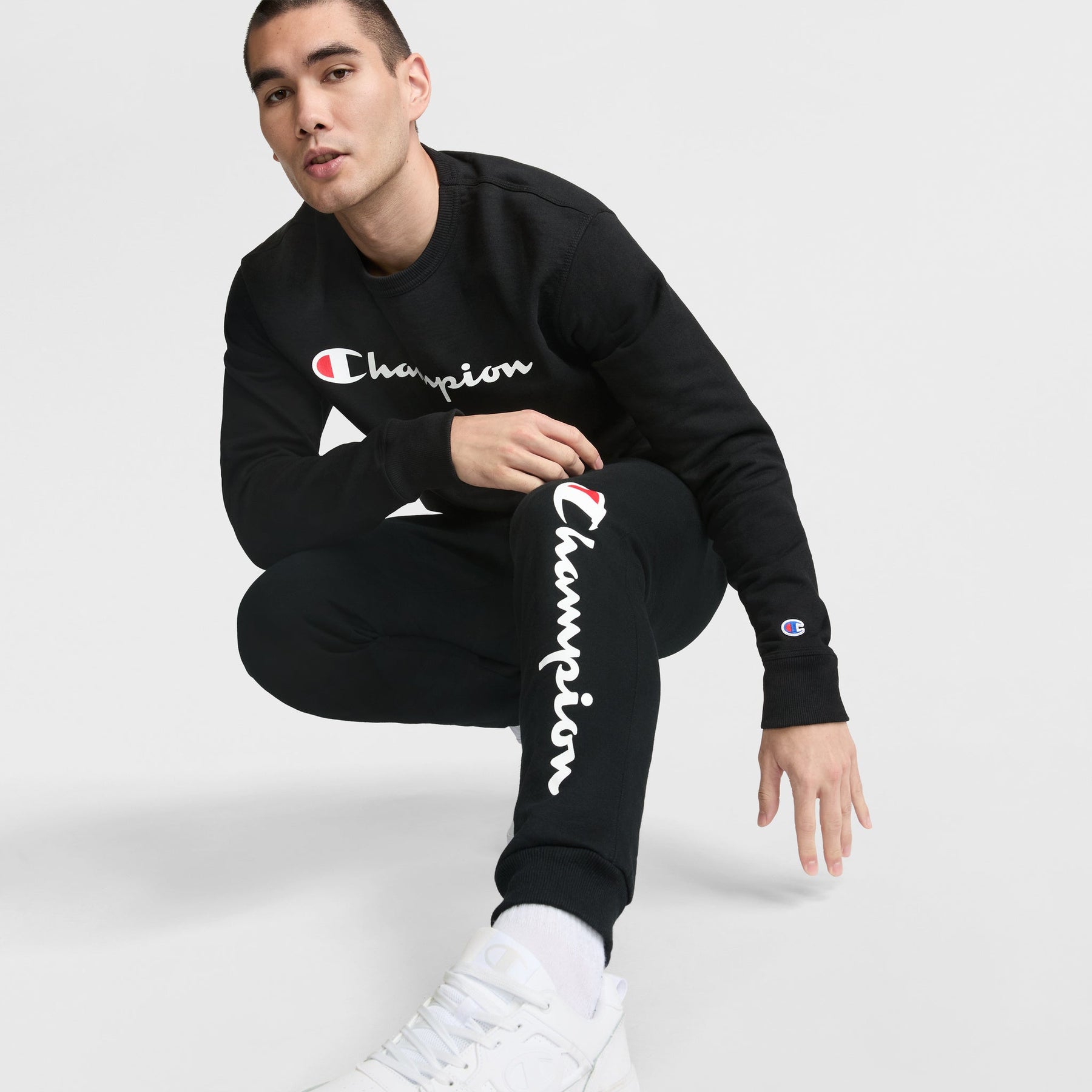 Powerblend Crewneck Sweatshirt, Classic Script Logo