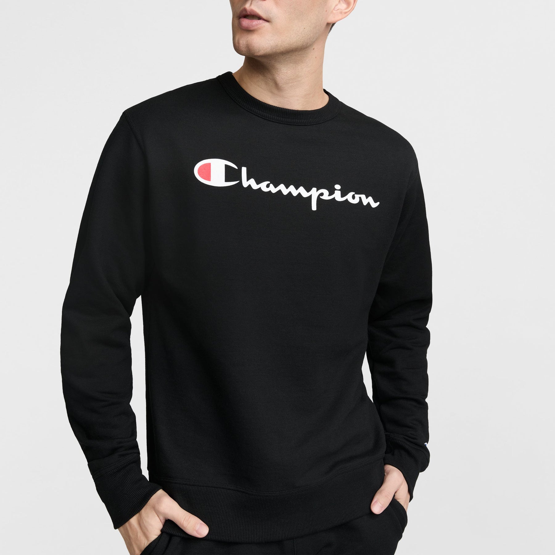 Powerblend Crewneck Sweatshirt, Classic Script Logo