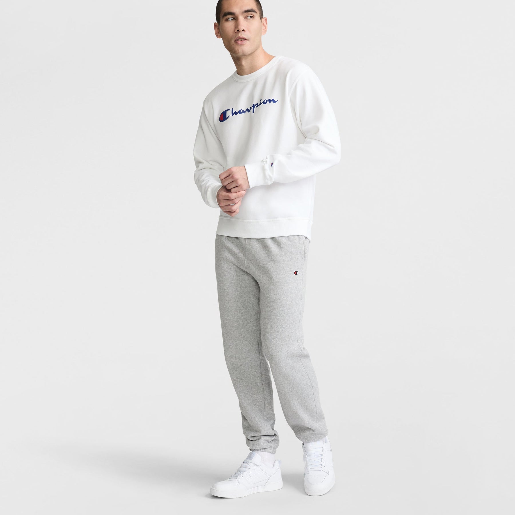 Powerblend Crewneck Sweatshirt, Classic Script Logo
