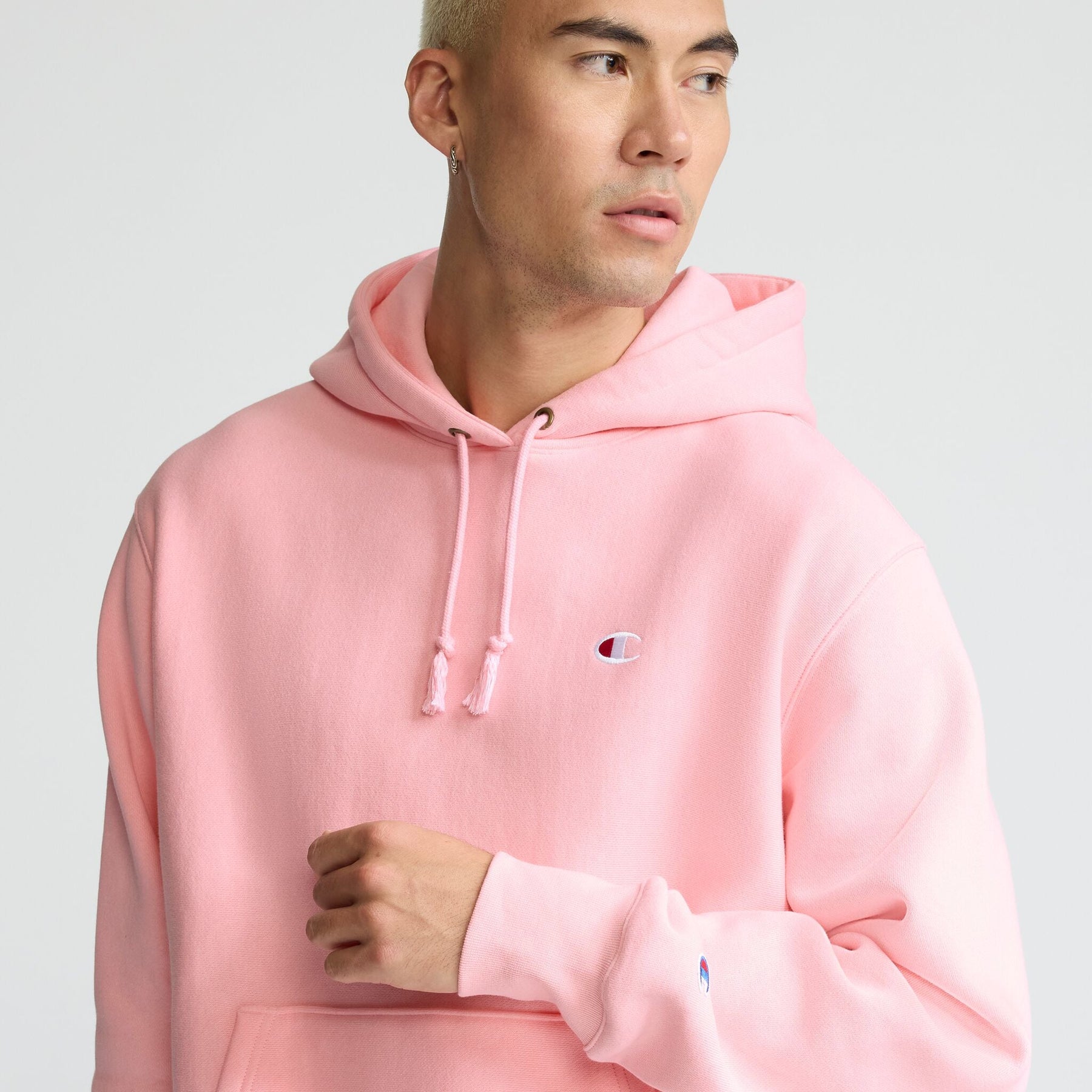 Reverse Weave Hoodie, C Logo