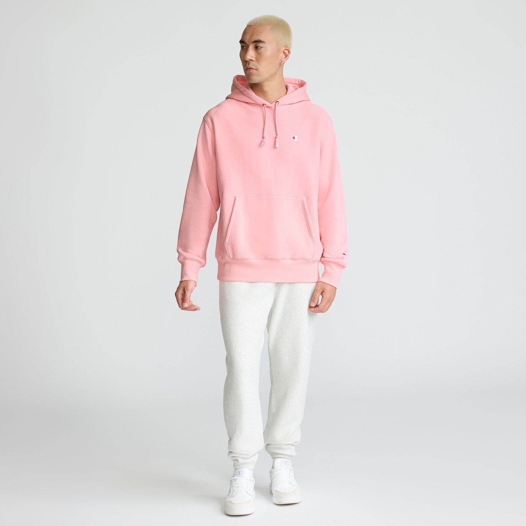 Reverse Weave Hoodie, C Logo