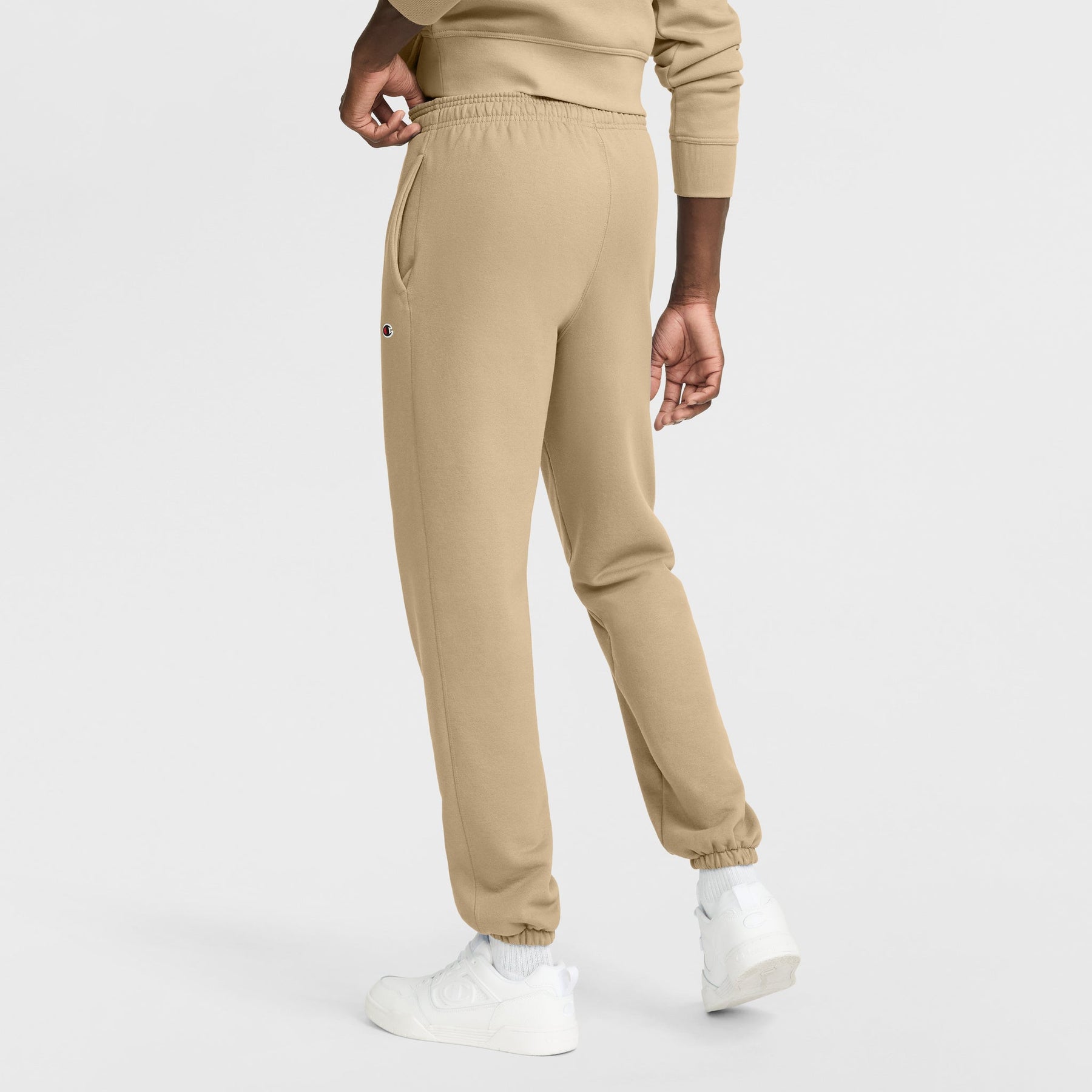 Powerblend Sweatpants, Relaxed Hem, C Logo
