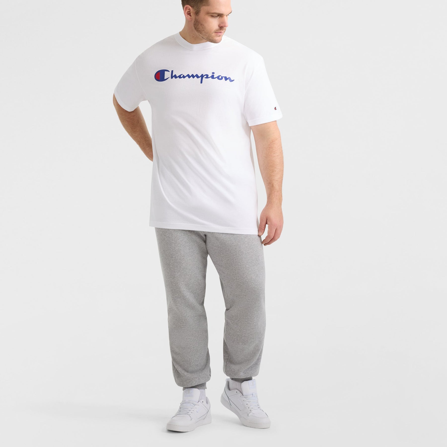Classic Graphic T-Shirt, Script Logo - Big & Tall
