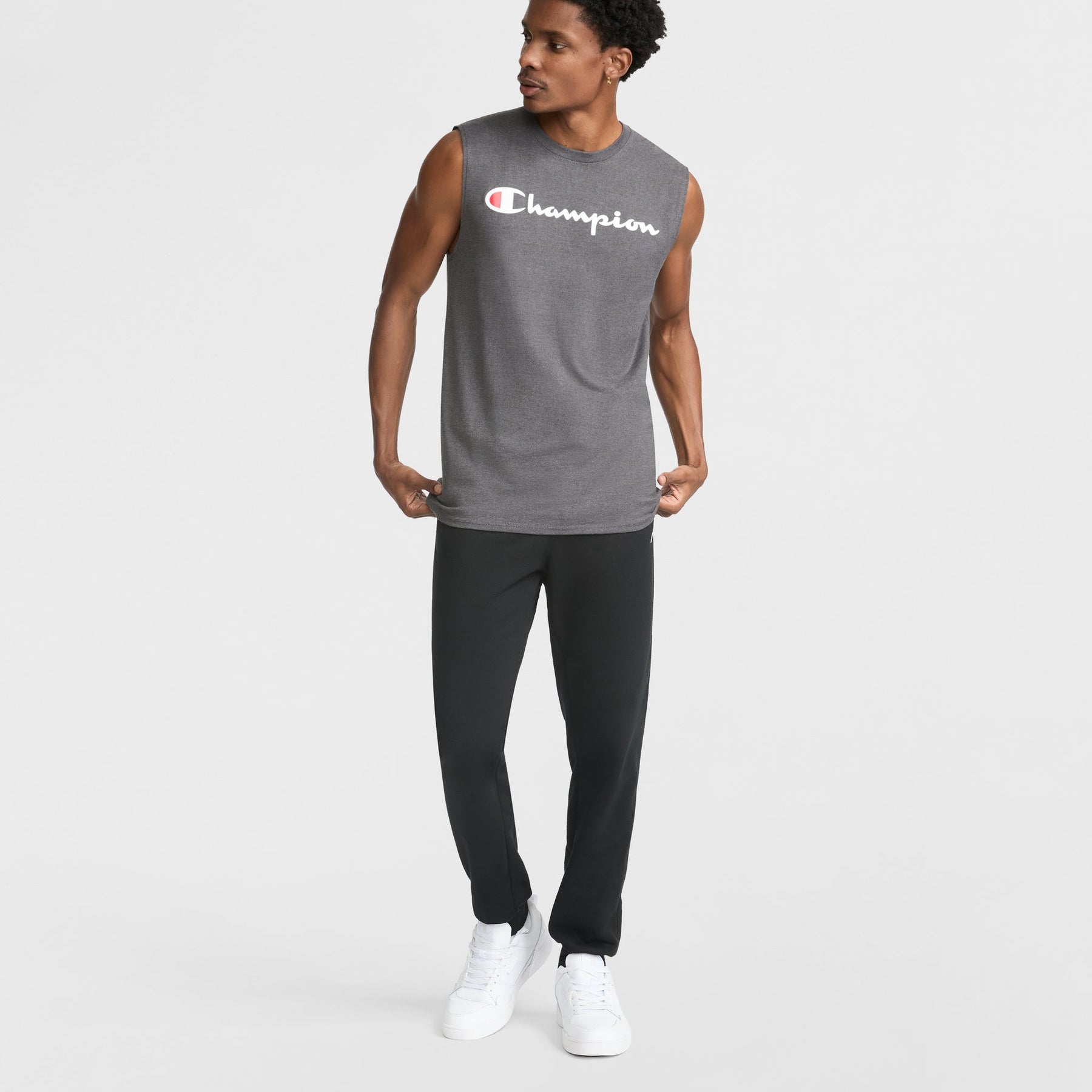 Classic Muscle Tank, Script Logo