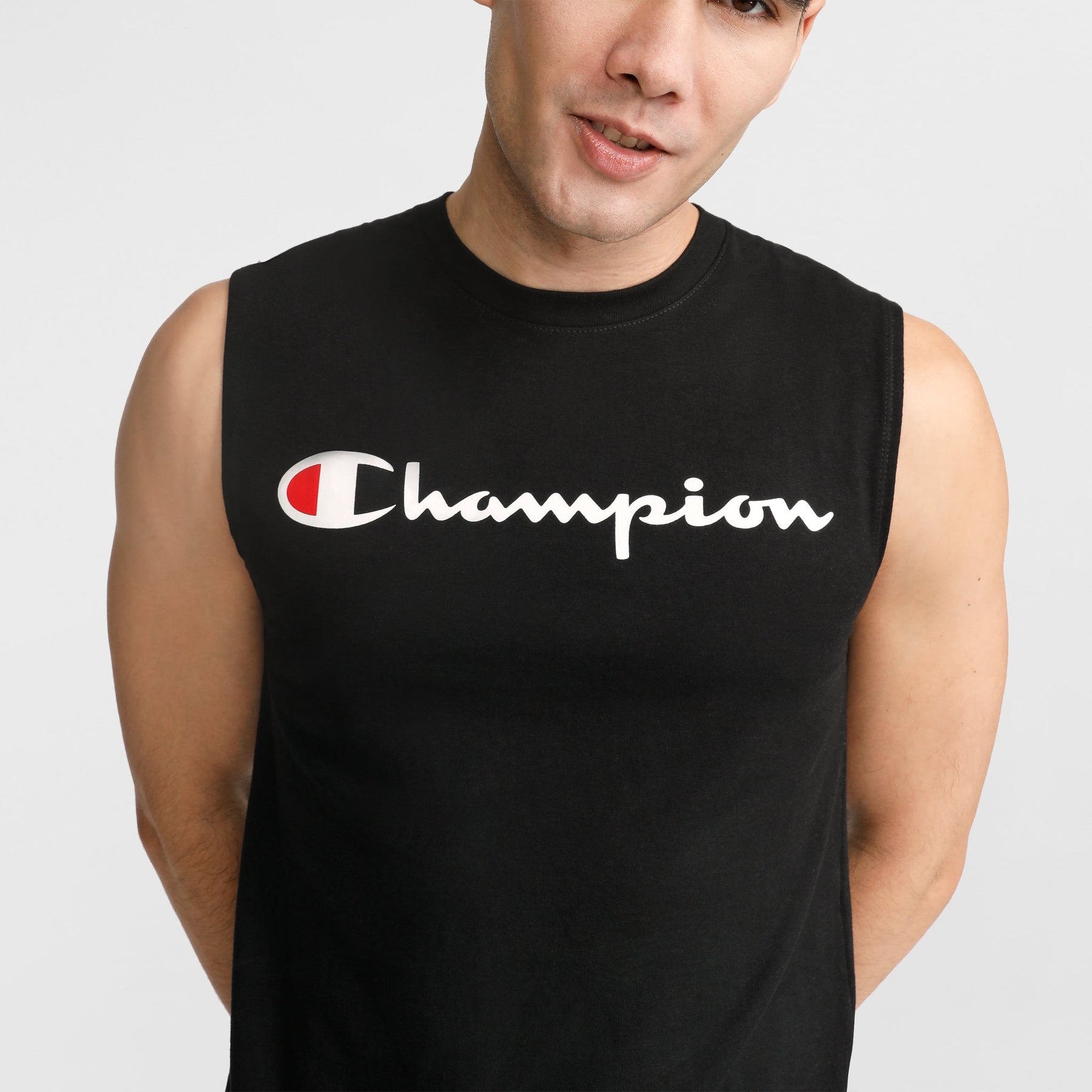 Classic Muscle Tank, Script Logo