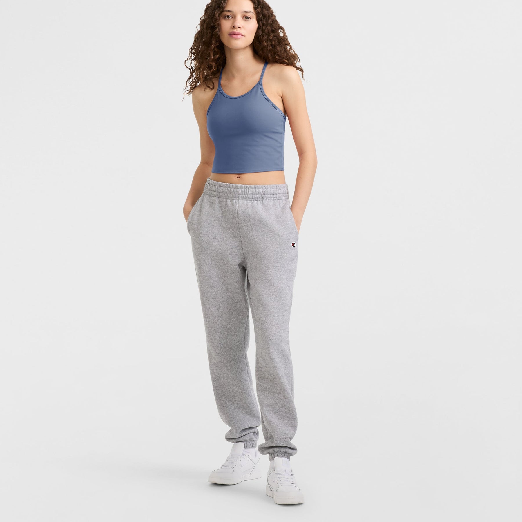 Soft Touch Longline Cami, Shelf Bra, C Logo