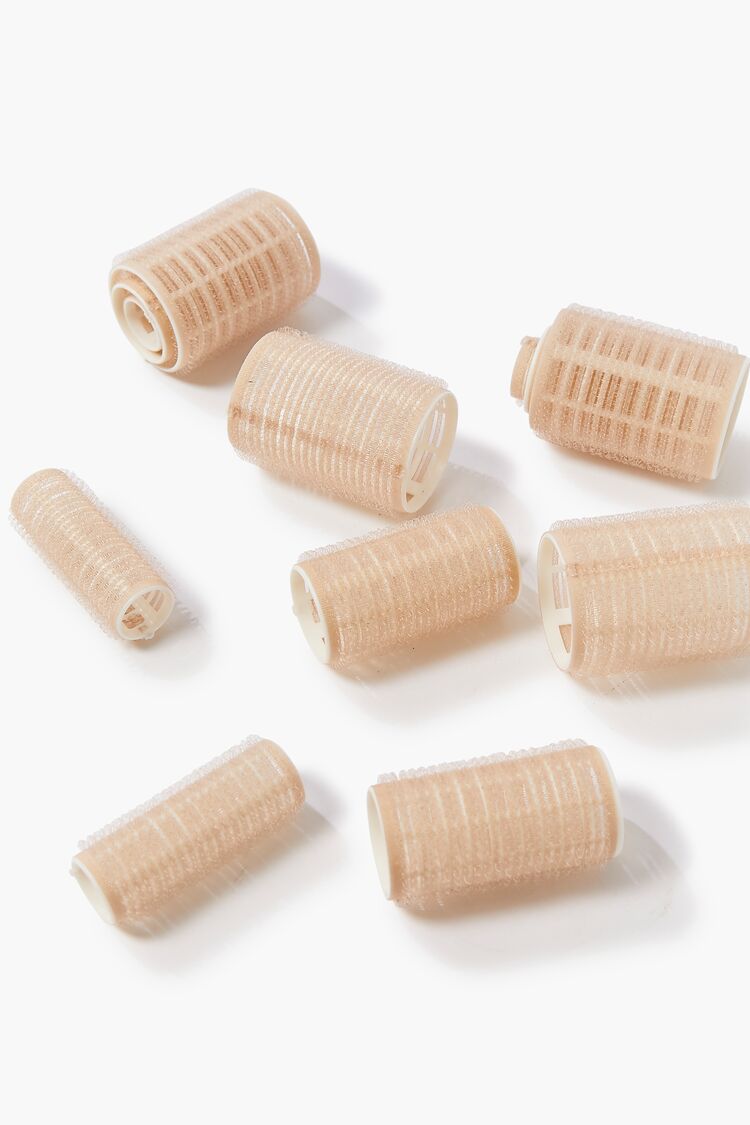 Forever 21 Women's Hair Rollers Set Nude