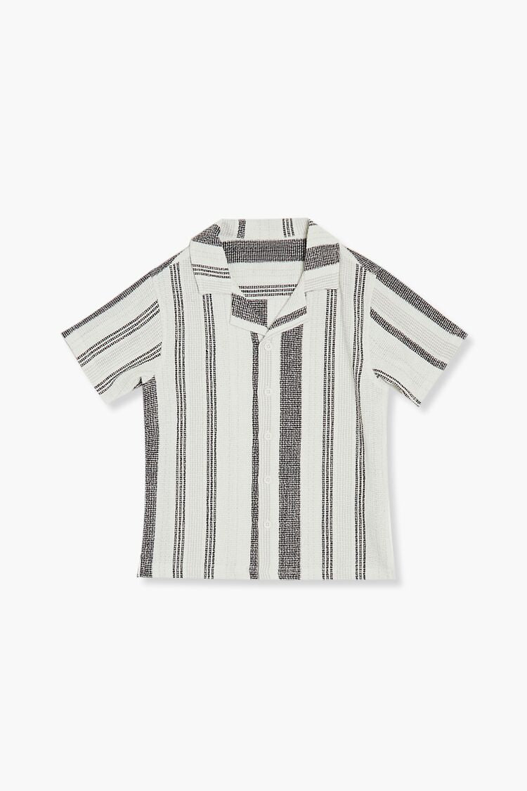 Forever 21 Kids Striped Shirt (Girls + Boys) Black/White