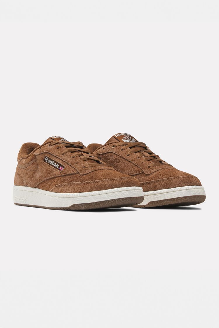 Forever 21 Men's Reebok Club C 85 Shoes Brown/White