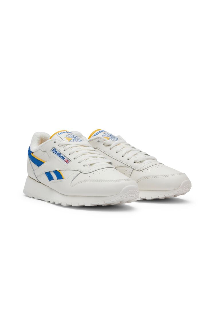 Forever 21 Men's Reebok Classic Leather Shoes White/Blue