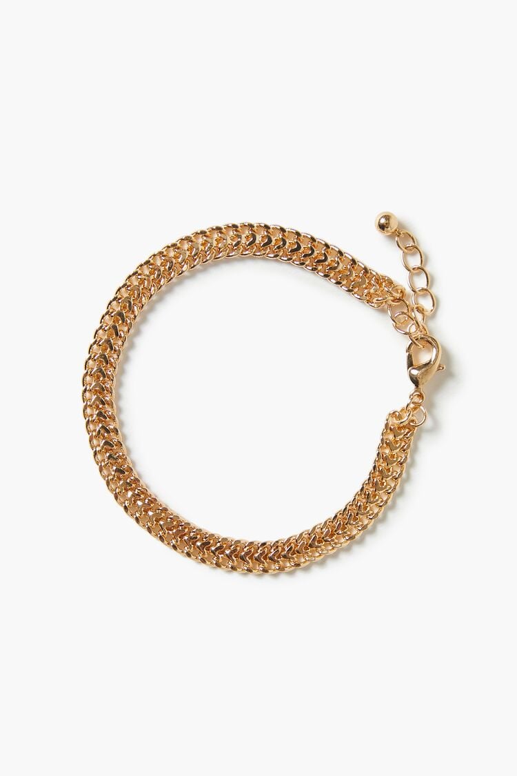 Forever 21 Women's Byzantine Chain Bracelet Gold