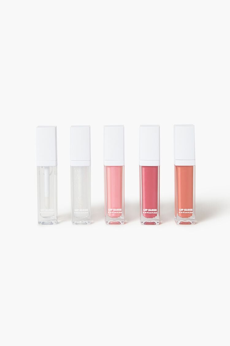 Forever 21 Women's Tinted Lip Gloss Set Pink/Multi