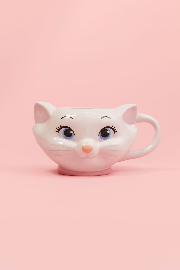 Forever 21 Women's Disney Marie Ceramic Mug Pink/Multi