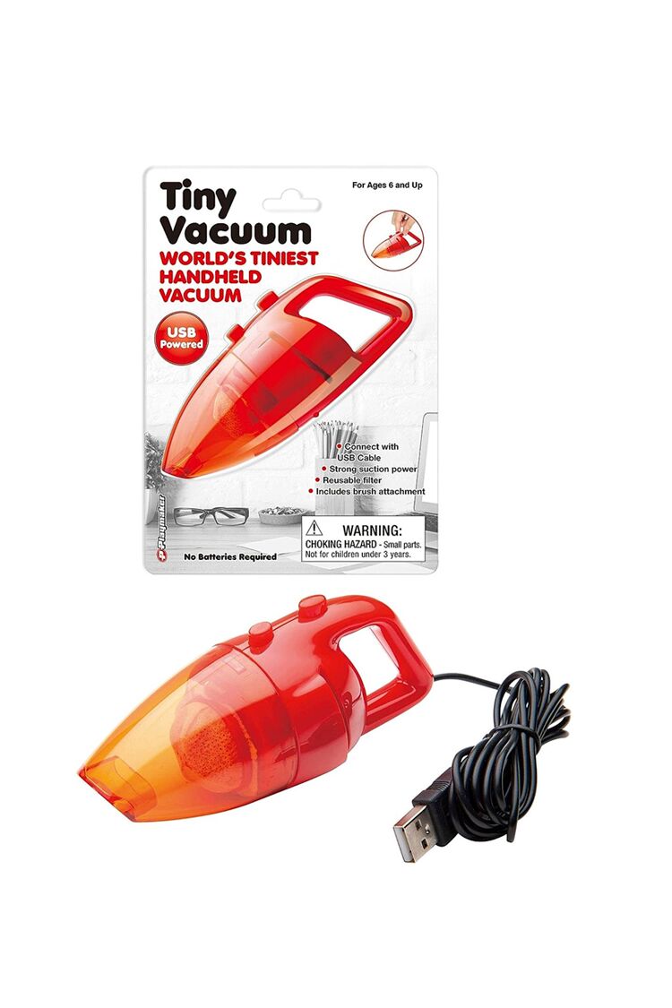 Forever 21 Women's Worlds Tiniest Handheld Vacuum Red