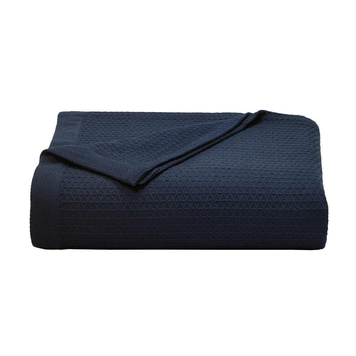 Nautica Baird Indigo Twin Blanket Distressed Blue Wash