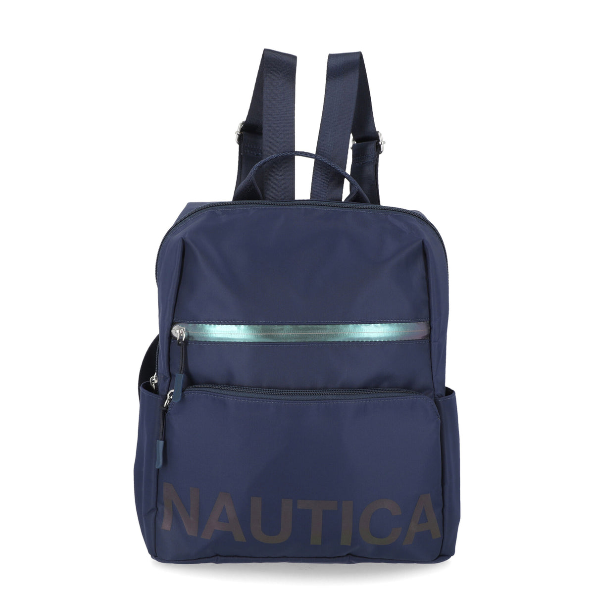 Nautica Women's Nylon Logo Backpack Workshirt Blue