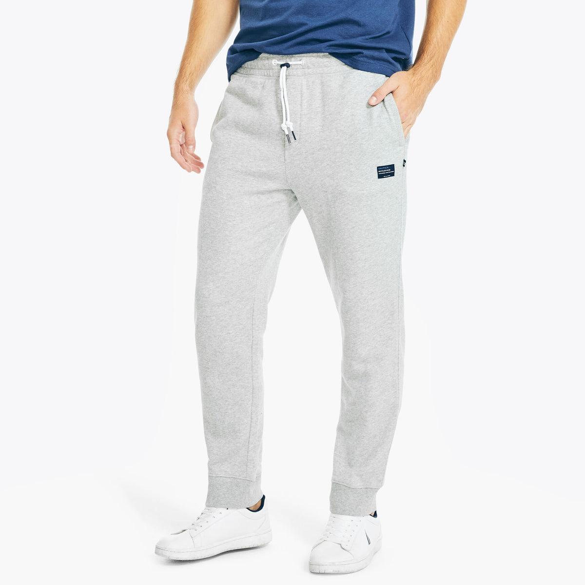 Nautica Men's Sustainably Crafted Jogger Grey Heather