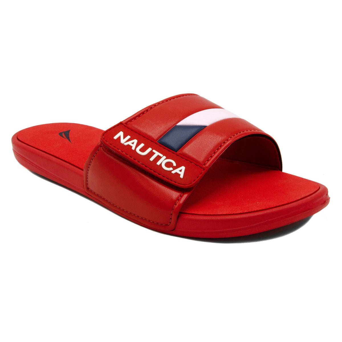 Nautica Men's Colorblock Logo Slide Sandal Nautica Red