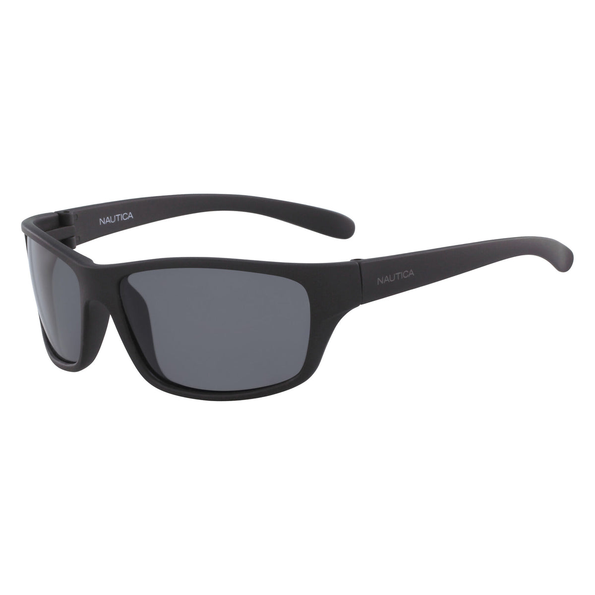 Nautica Men's Oversized Sunglasses With Matte Frame Black Onyx