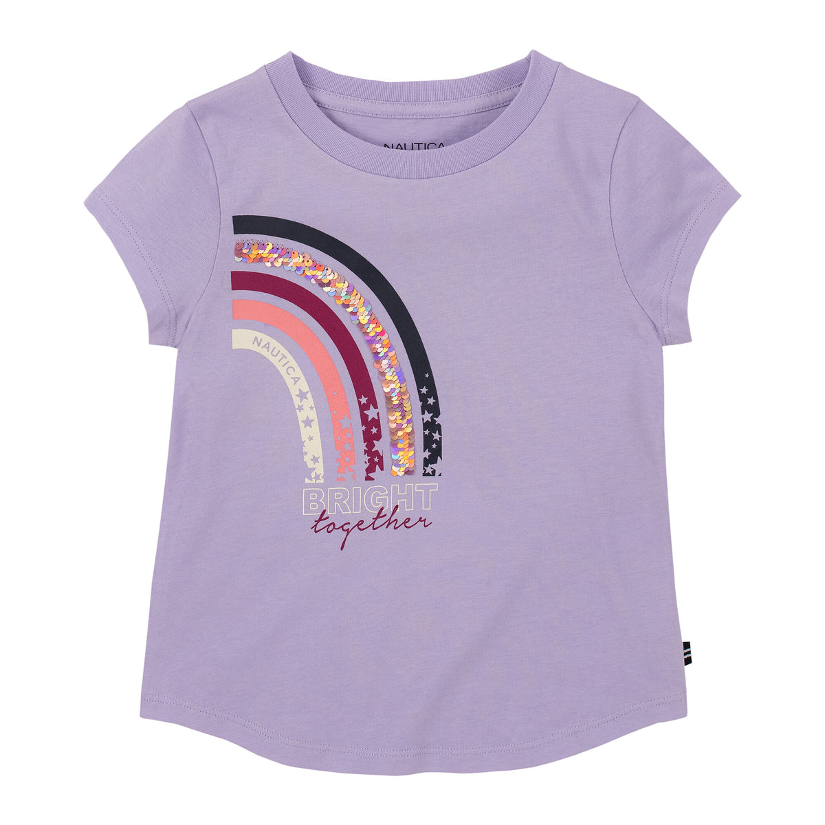 Nautica Toddler Girls' Bright Together T-Shirt (2T-4T) Thistle