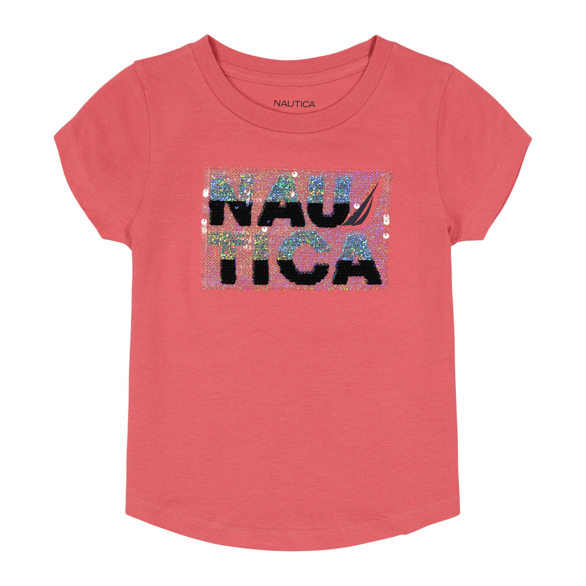 Nautica Toddler Girls' Magic Sequin T-Shirt (2T-4T) Raspberry