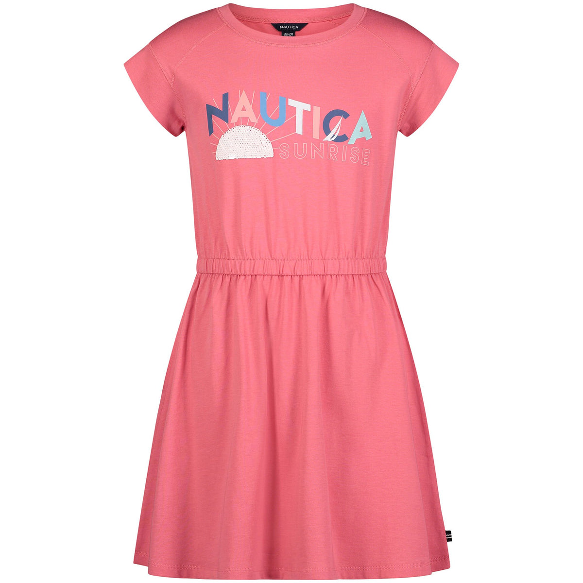 Nautica Little Girls' Sunset Dress (4-6X) Raspberry