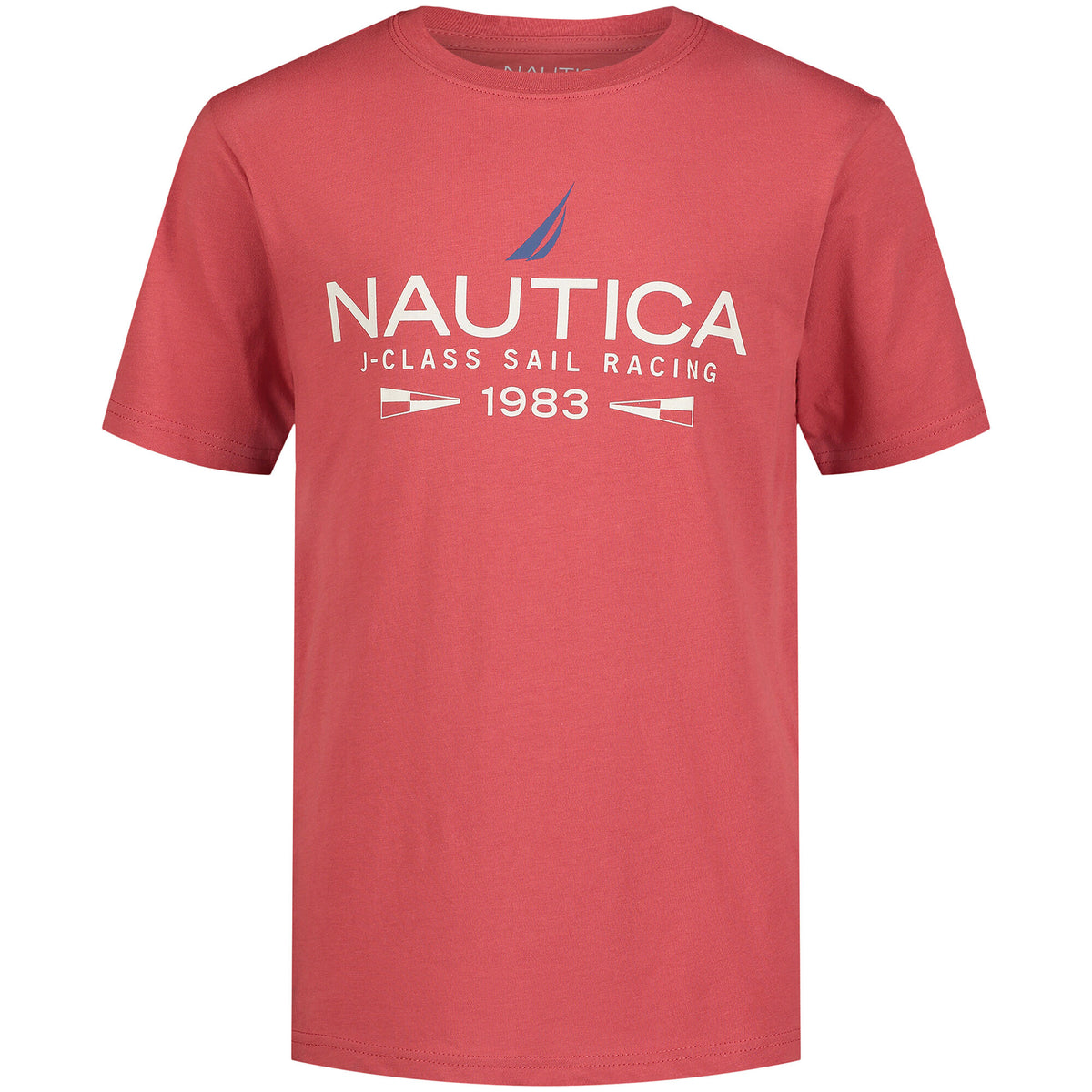 Nautica Little Boys' J-Class Racing Graphic T-Shirt Orchid Pink