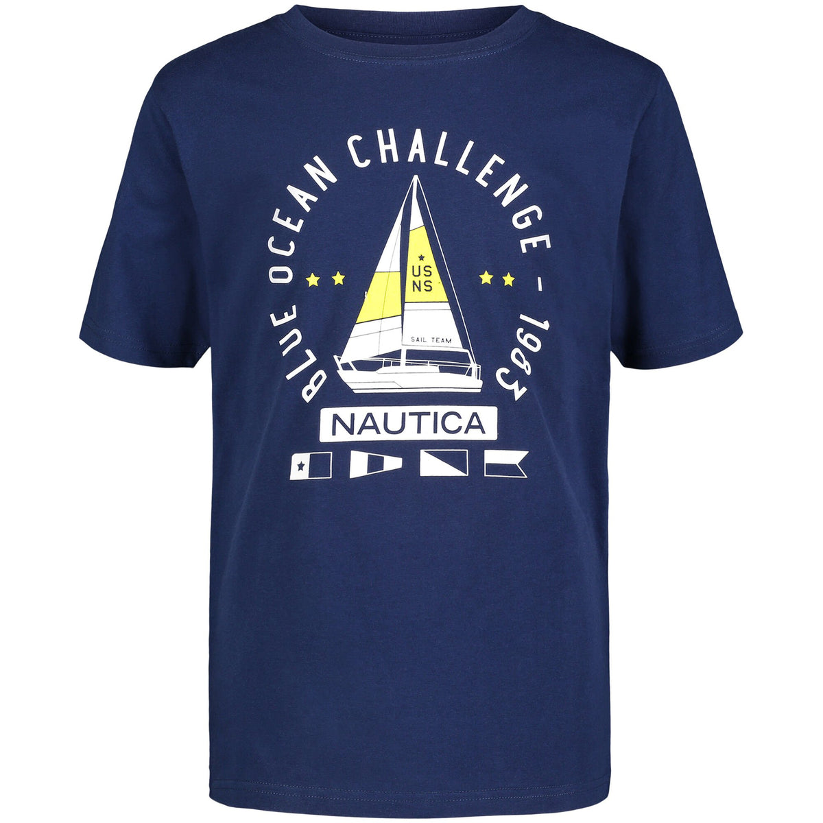 Nautica Little Boys' Ocean Challenge Graphic T-Shirt J Navy