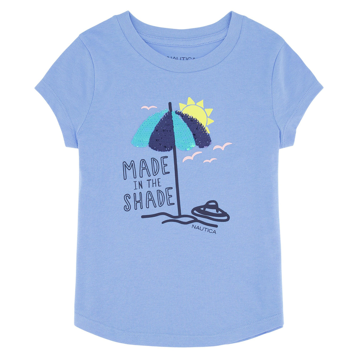 Nautica Girls' Made In The Shade T-Shirt (7-16) Starry Blue