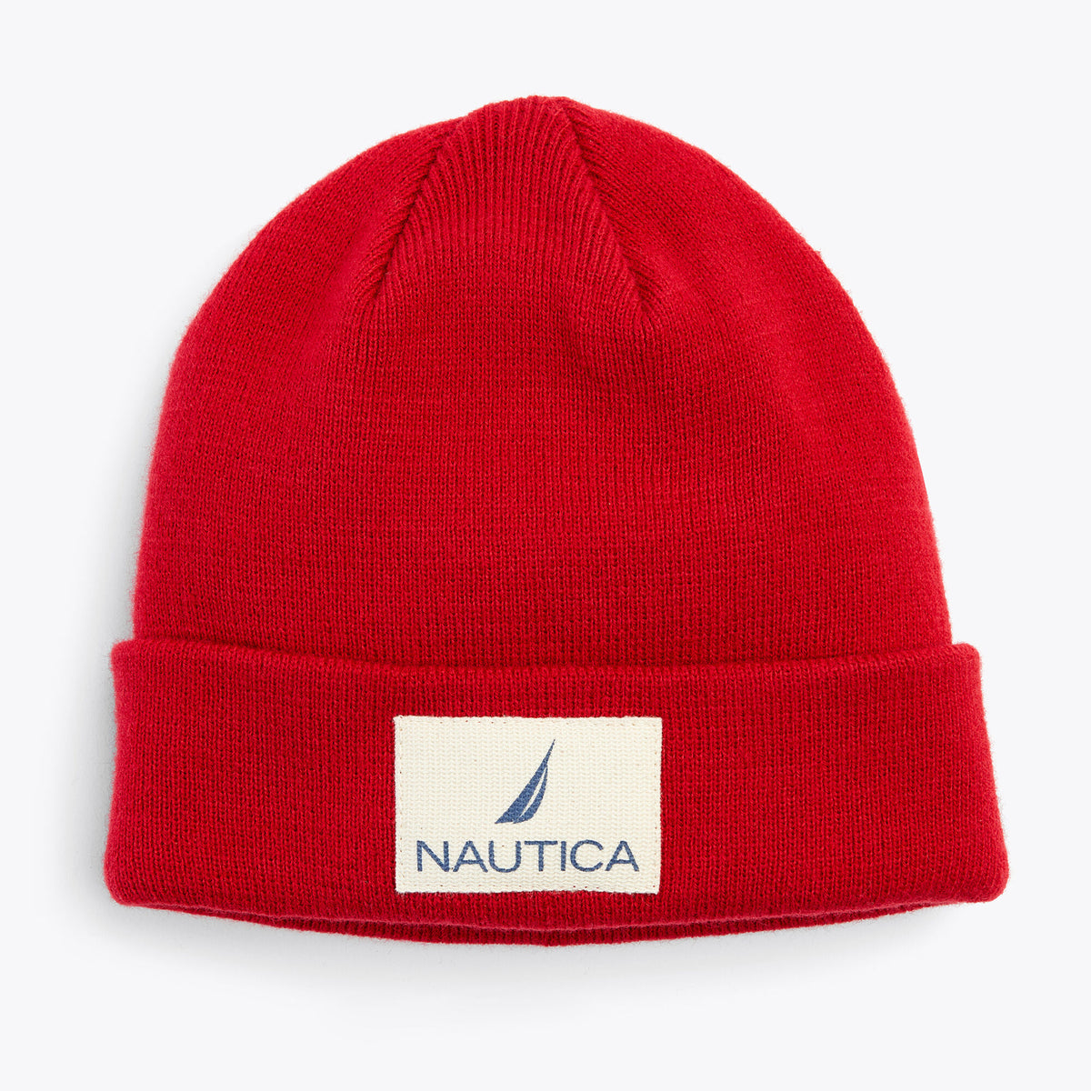 Nautica Men's Skull Cuff Hat Melonberry