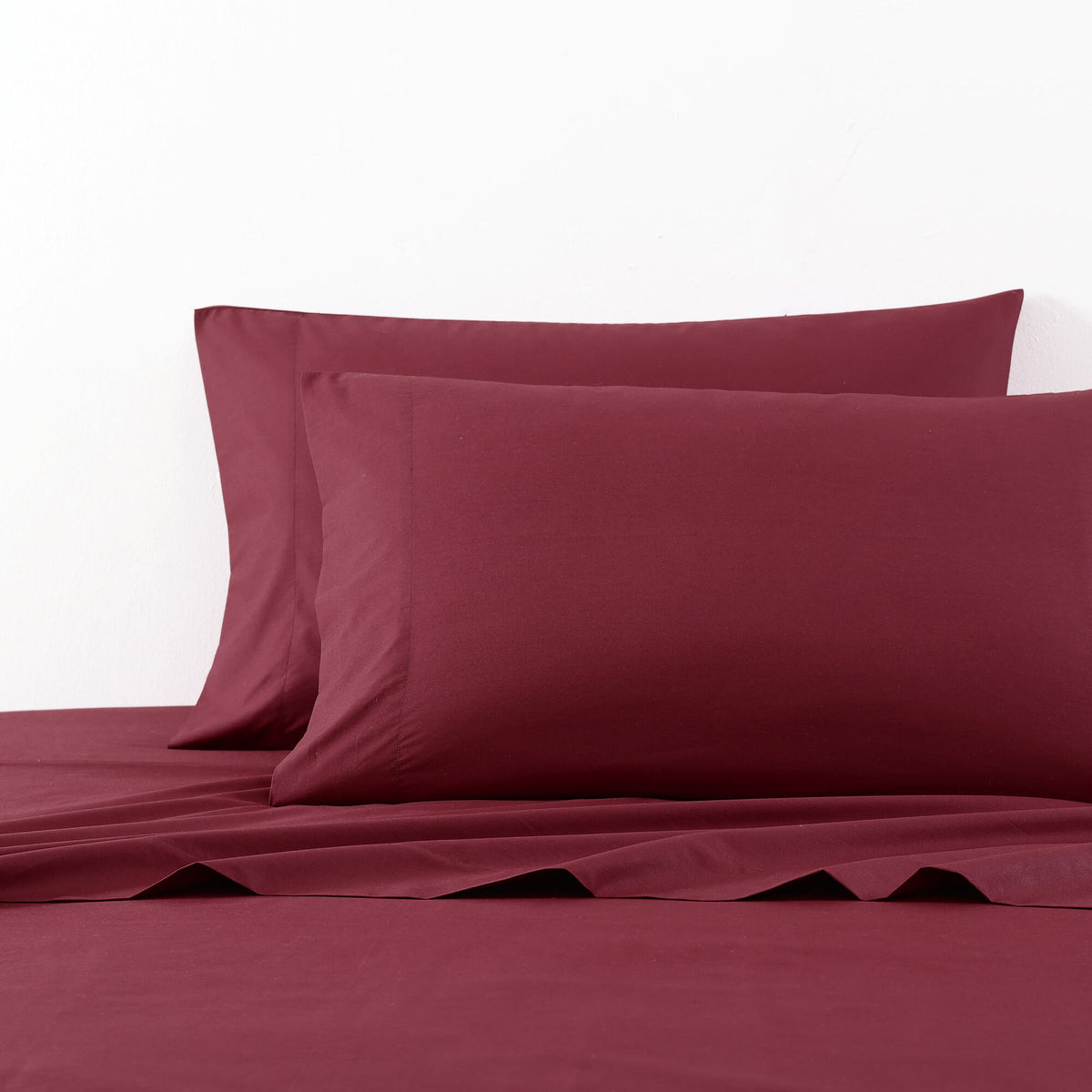 Nautica Solid Red Twin Sheet Set Pink Shrimp