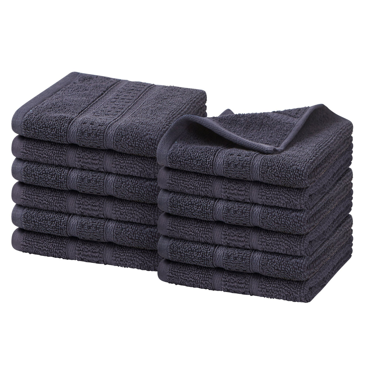 Nautica Oceane Navy 12-Piece Antibacterial Wash Towel Set Deep Dive Wash