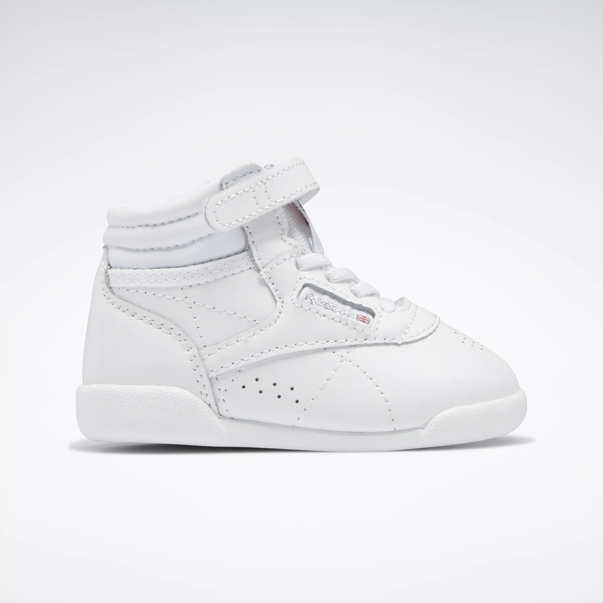 Reebok Unisex Freestyle Hi Shoes - Toddler White