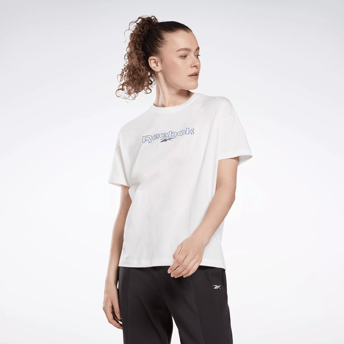 Reebok Women's Brand T-Shirt White