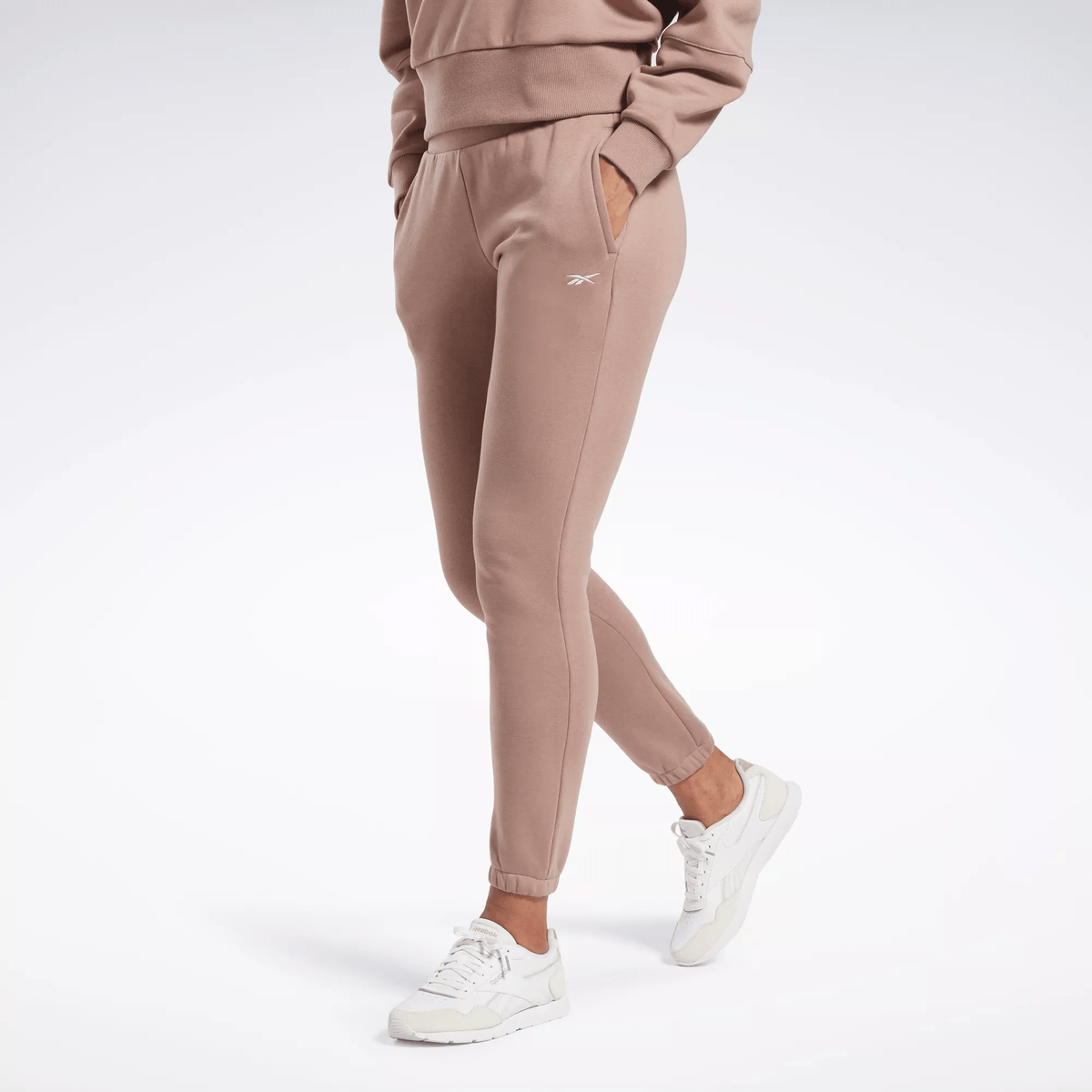 Reebok Women's Lux Fleece Pants Brown
