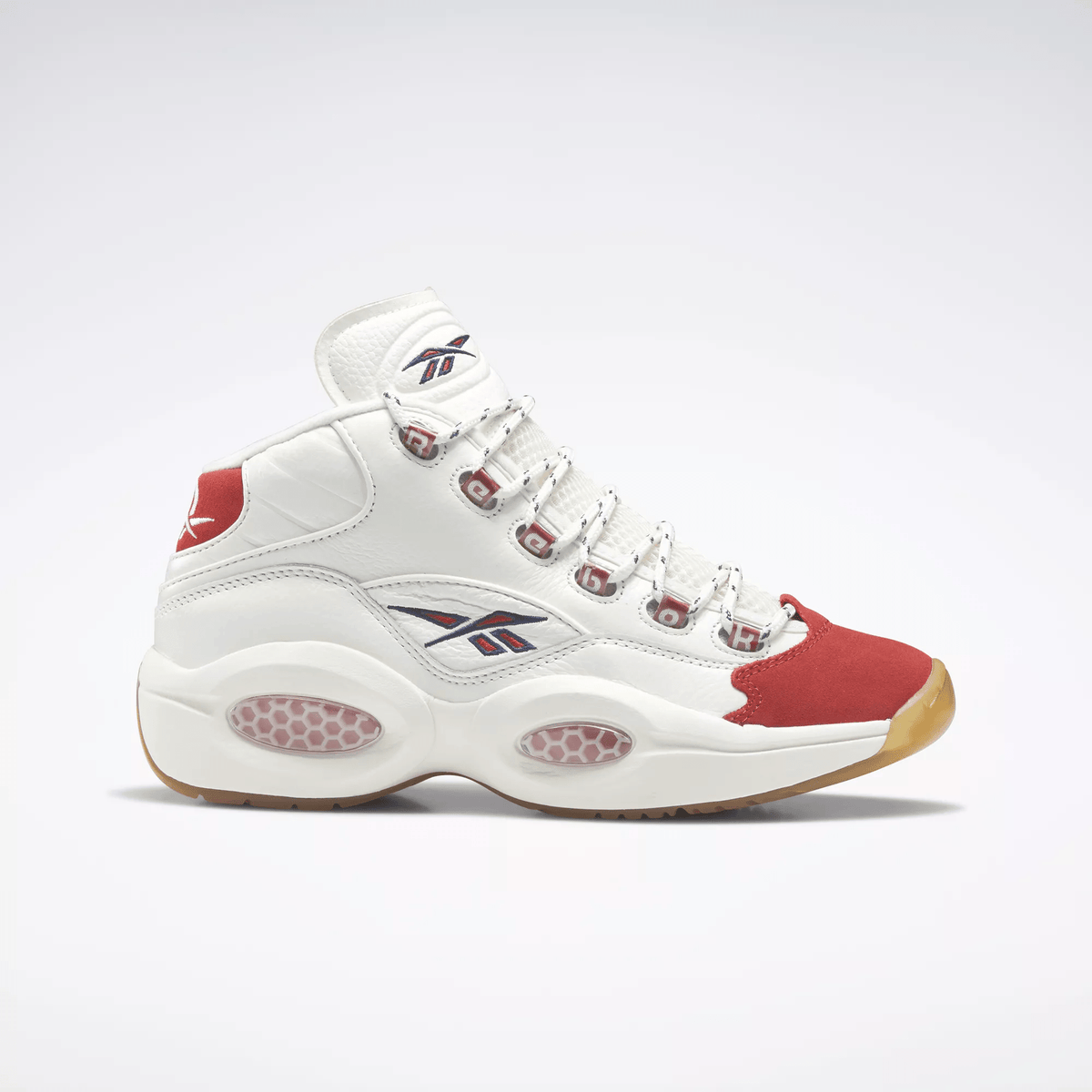 Reebok Men's Question Mid Basketball Shoes Red