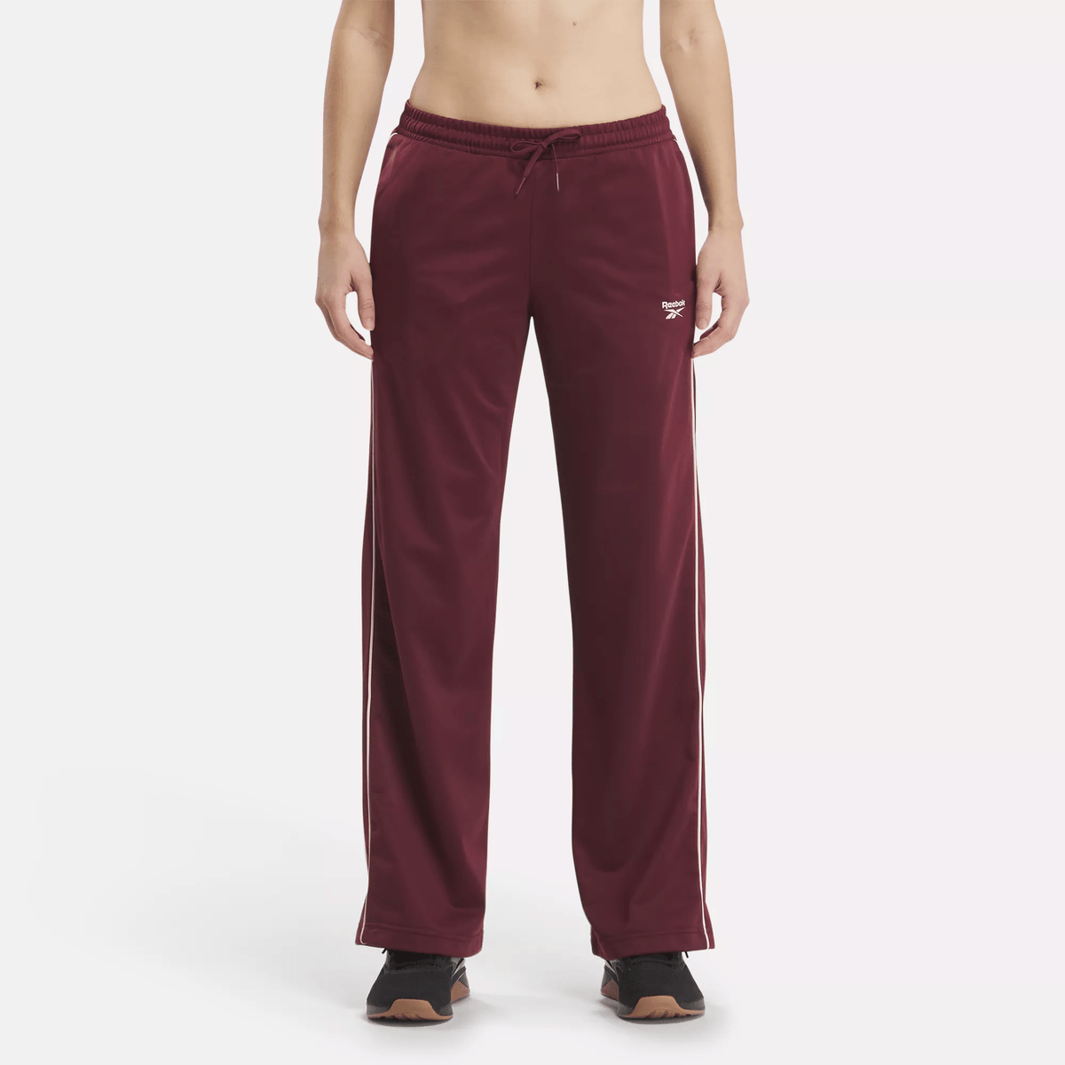 Reebok Women's Identity Back Vector Tricot Track Pants Red