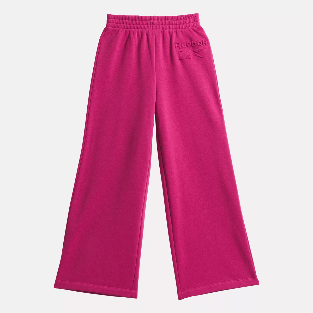 Reebok Women's Wide Leg Fleece Pants - Big Kids Semi Proud Pink