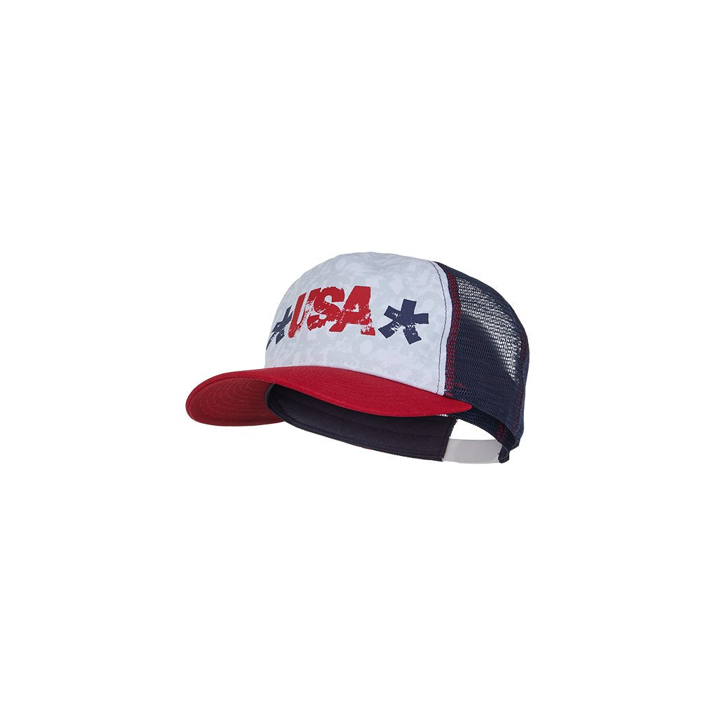 Spyder Haze USA Dogear Cap Hat Blue