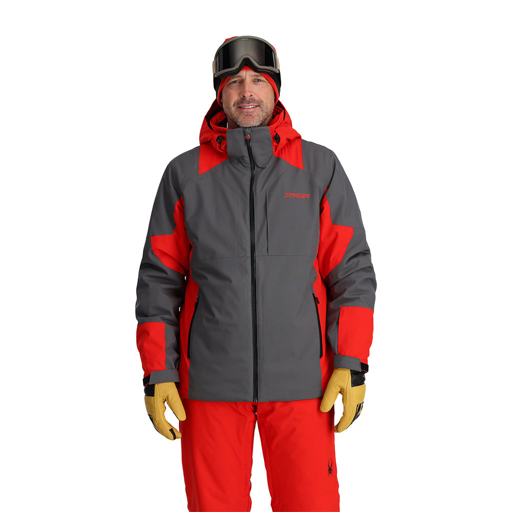Spyder Contact Insulated Ski Jacket Grey