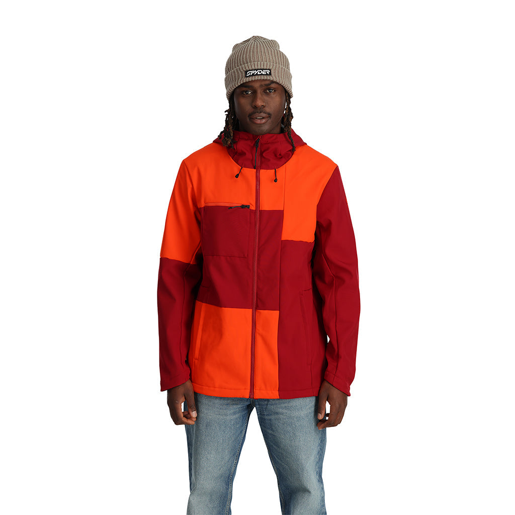 Spyder Nolan Shell Ski Jacket Orange