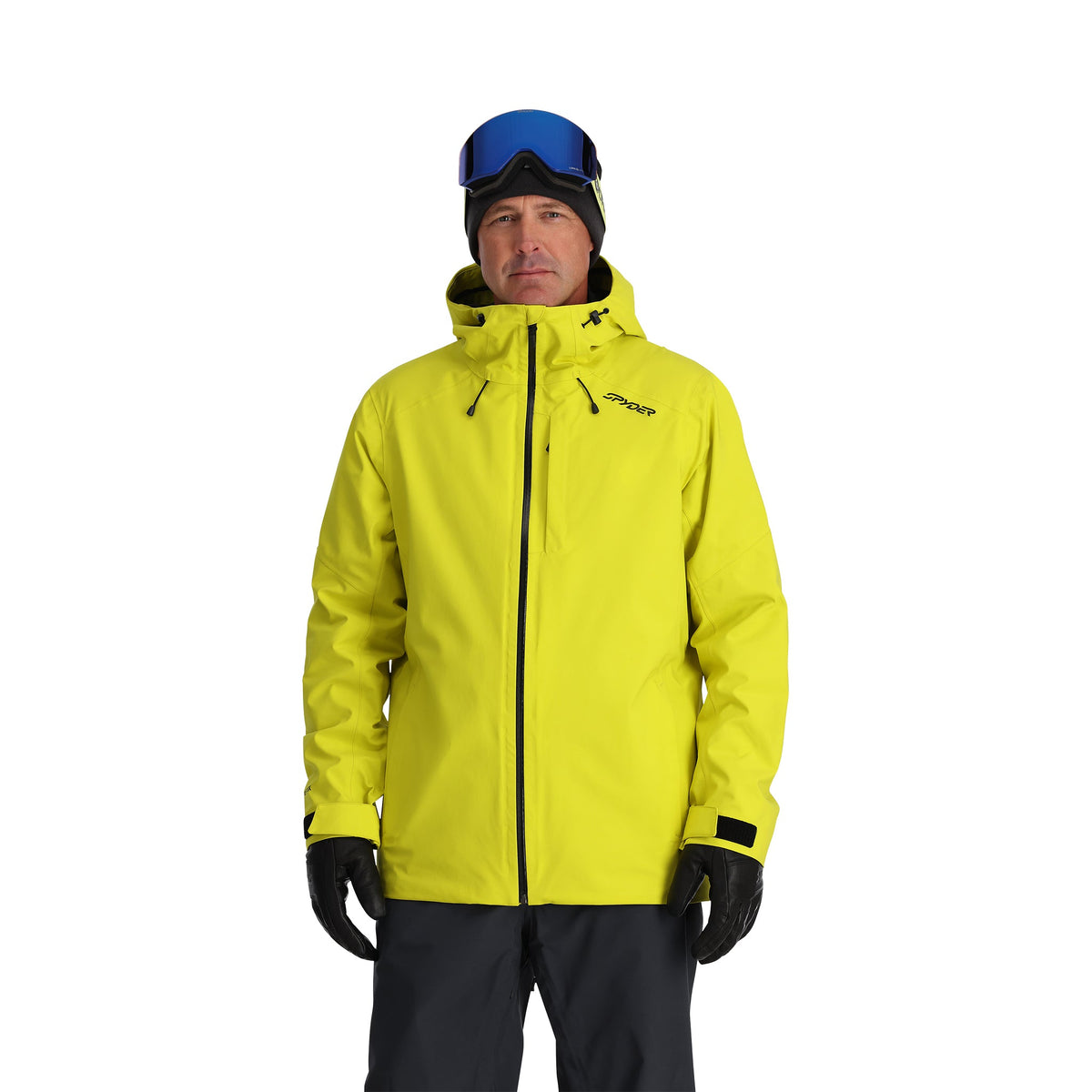 Spyder Volt Shell Ski Jacket Yellow