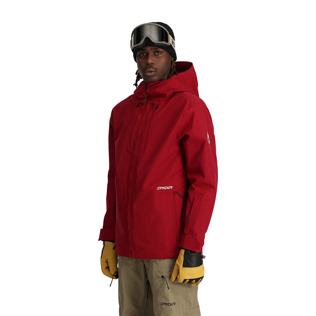 Spyder Jagged Shell Ski Jacket Red