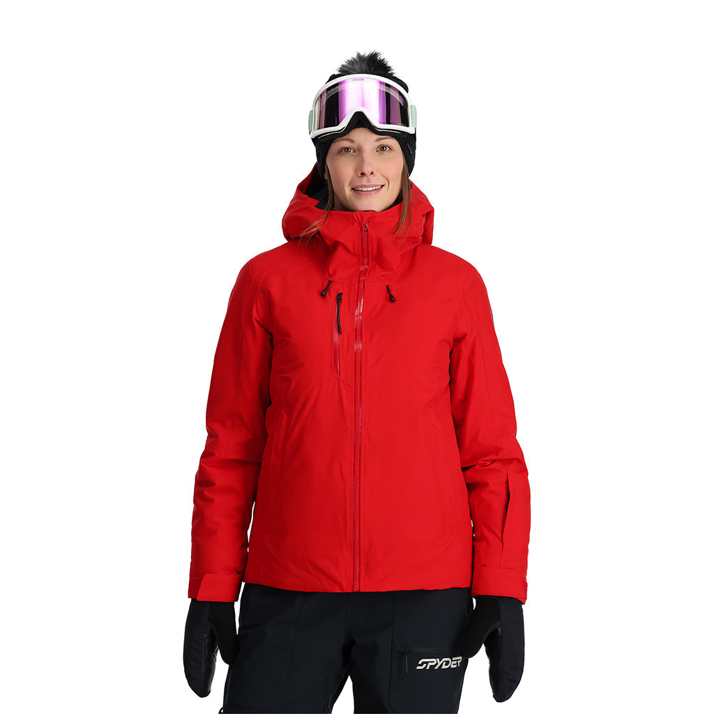 Spyder Temerity Insulated Ski Jacket Red
