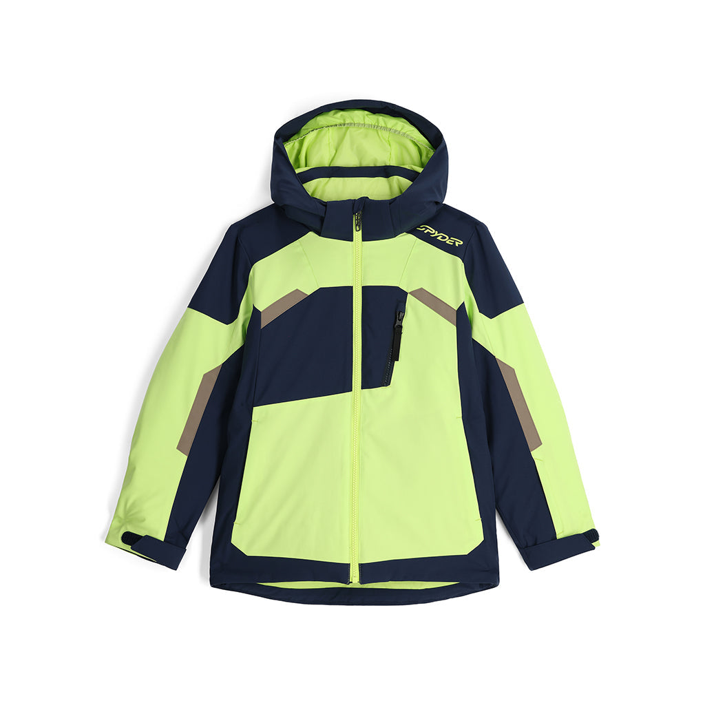 Spyder Boys Leader Insulated Ski Jacket Green
