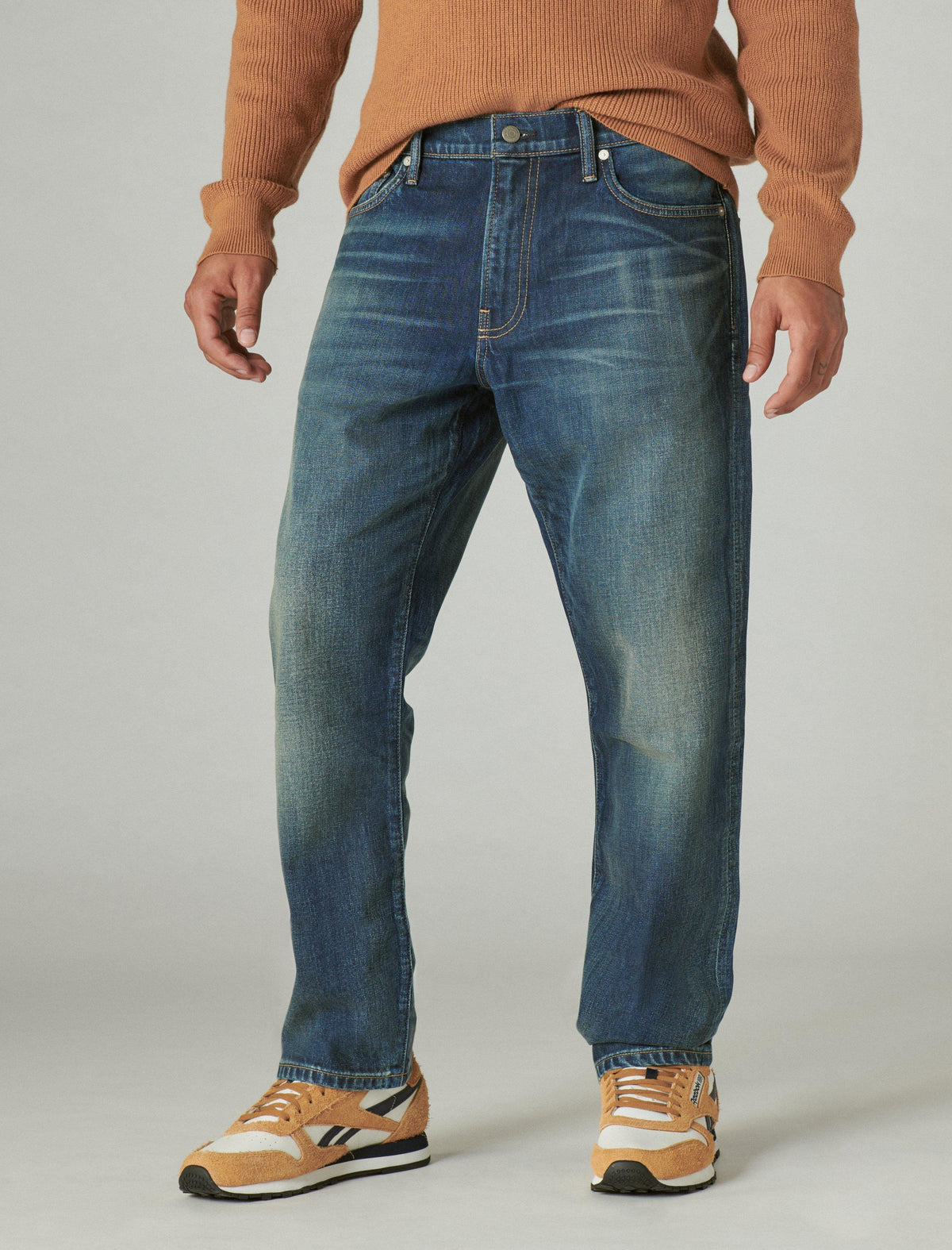 Lucky Brand 410 Athletic Straight Guinness Jean - Men's Pants Denim Straight Leg Jeans Masterbrew