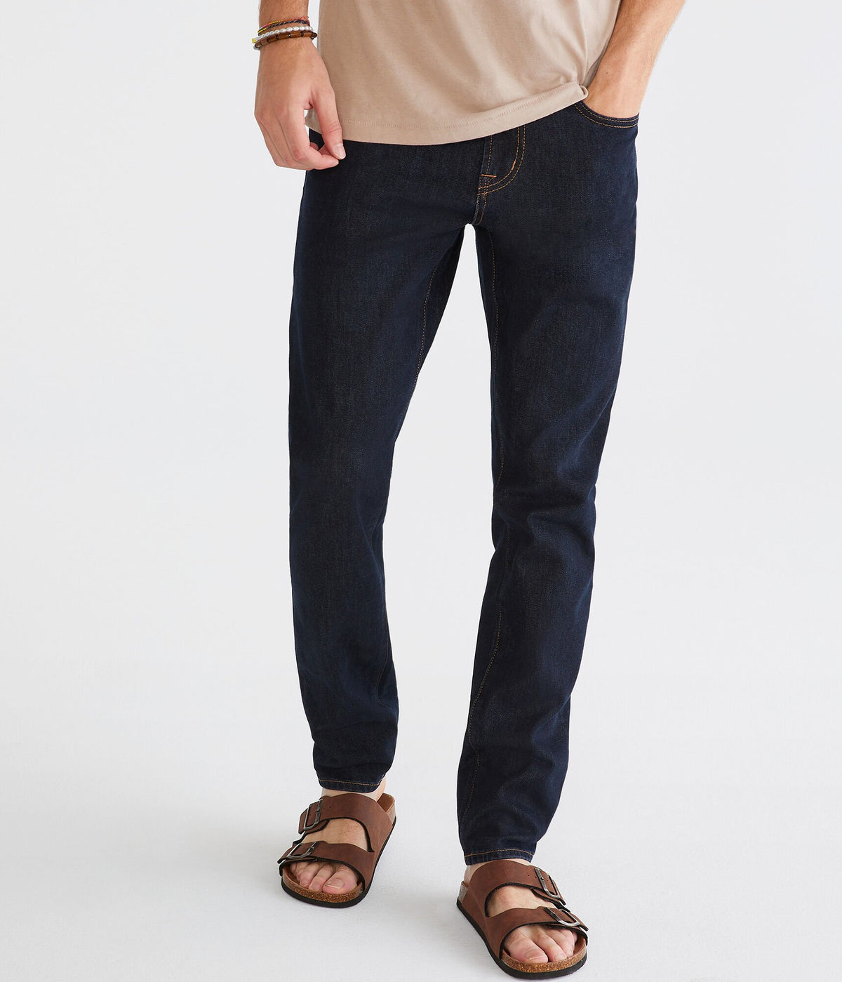 Aeropostale Mens' Skinny Jean - Denim - Size 31X30 - Cotton - Teen Fashion & Clothing Rinse