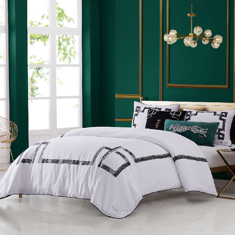 Juicy Couture Lattice Comforter Set White Lattice